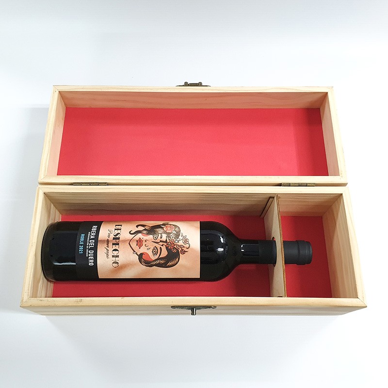 Cajas De Madera Para Botellas De Vino Personalizadas Para Empresas 8023