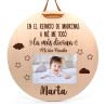 Placa de Madera Personalizada Tía y Madrina